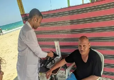 الصحة في شمال سيناء: فرق طبية متكاملة لخدمة شواطئ العريش حتى انتهاء فصل الصيف. الصحة في شمال سيناء: فرق طبية متكاملة لخدمة شواطئ العريش حتى انتهاء فصل الصيف.