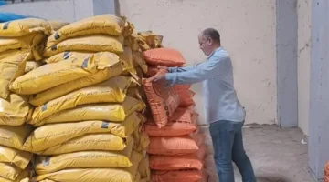 بتوجيهات وزير التموين، ضبط كمية كبيرة من السماد المدعوم المهرب بكفر الشيخ