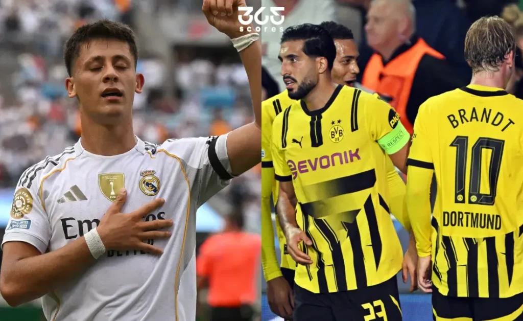 بث مباشر لمباراة ريال مدريد ضد بوروسيا دورتموند في بطولة كأس العالم للأندية 2025 بث مباشر لمباراة ريال مدريد ضد بوروسيا دورتموند في بطولة كأس العالم للأندية 2025