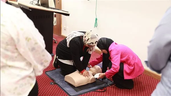 بدء المرحلة الثانية من تدريب مهارات الإنعاش القلبي الرئوي
