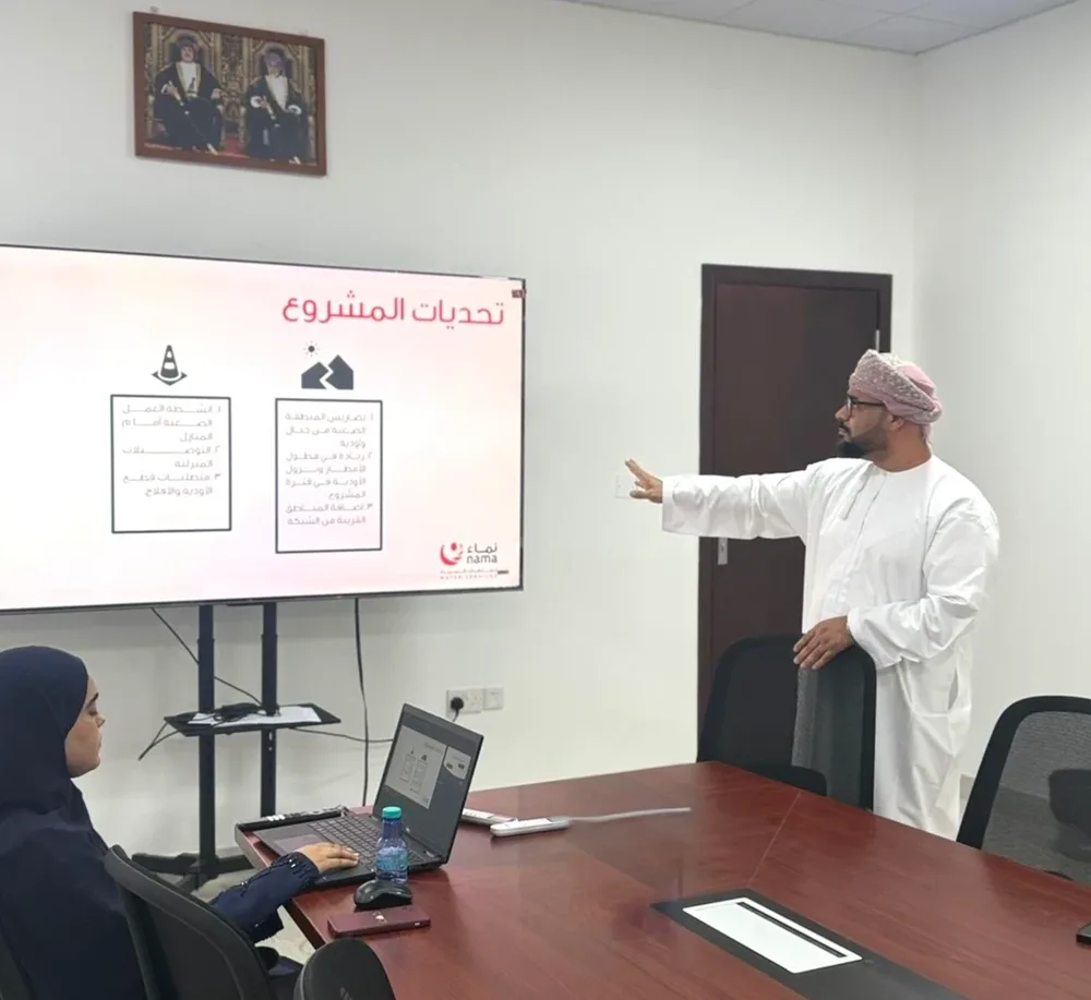 بدء المرحلة الثانية من مشروع تطوير شبكات توزيع المياه في ولاية المضيبي بدء المرحلة الثانية من مشروع تطوير شبكات توزيع المياه في ولاية المضيبي