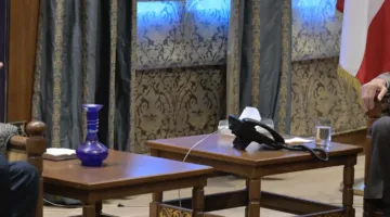بري يلتقي وليد جنبلاط، الرئيس السابق للحزب التقدمي الاشتراكي، في عين التينة