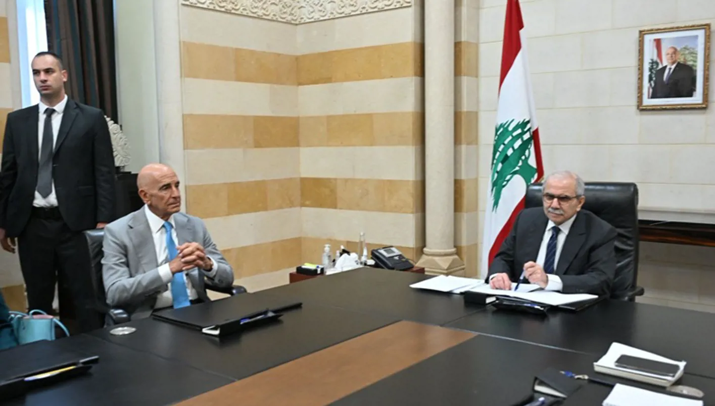 برّاك: هدنة لبنان لم تُحقق النجاح وإزالة سلاح حزب الله تُعتبر مسألة محلية. برّاك: هدنة لبنان لم تُحقق النجاح وإزالة سلاح حزب الله تُعتبر مسألة محلية.