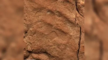 بصمة يد تعود لأربعة آلاف عام على قطعة أثرية جنائزية من مصر