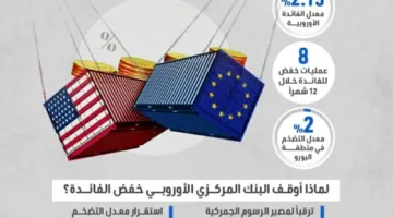 بعد 8 خفضات للسعر خلال عام.. الفائدة الأوروبية تصل إلى نقطة حاسمة عند الرسوم.