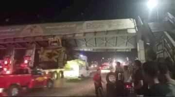 بعد انهيار كوبري طوخ.. خطة التحويلات المرورية على الطريق الزراعي