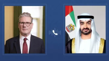 بن زايد يتحدث مع ستارمر: الإمارات تُشيد برغبة بريطانيا في الاعتراف بالدولة الفلسطينية