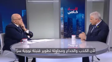 بيان عاجل من نقيب الصحفيين حول عماد أديب بعد لقائه مع يائير لابيد