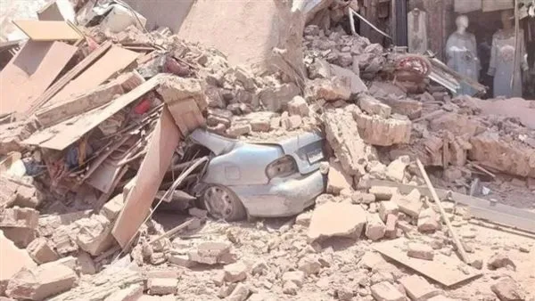 تابع جهود البحث عن المفقودين تحت أنقاض منزل شبرا المهدوم تابع جهود البحث عن المفقودين تحت أنقاض منزل شبرا المهدوم