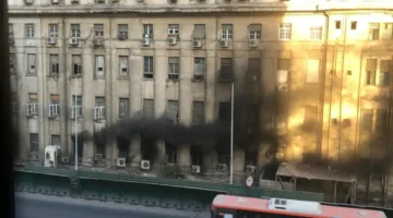 تجدد حريق في سنترال رمسيس بالقاهرة