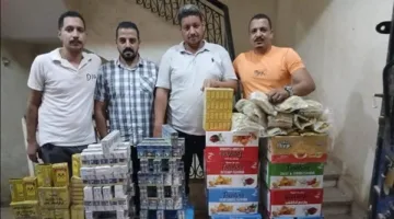 تحصيل 400 علبة سجائر غير محددة المصدر في سوهاج