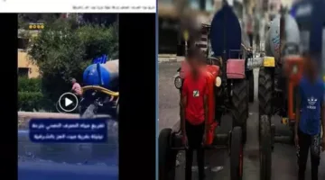 تحقيق حول فيديو يُظهر تفريغ سائقي جرارين لمياه الصرف في إحدى الترع بالشرقية