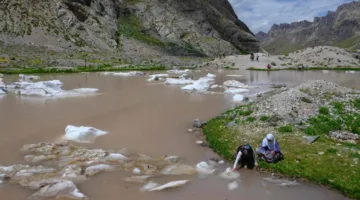 تراجع الأنهار الجليدية في جبل جيلو بتركيا