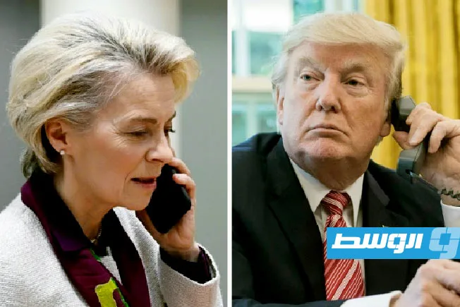 ترامب وفون دير لاين يسعون اليوم للتوصل إلى اتفاق تجاري في اسكتلندا