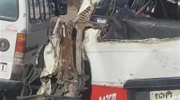 تصادم ميكروباص بشاحنة صغيرة يؤدي إلى إصابة 6 أشخاص في الغربيّة
