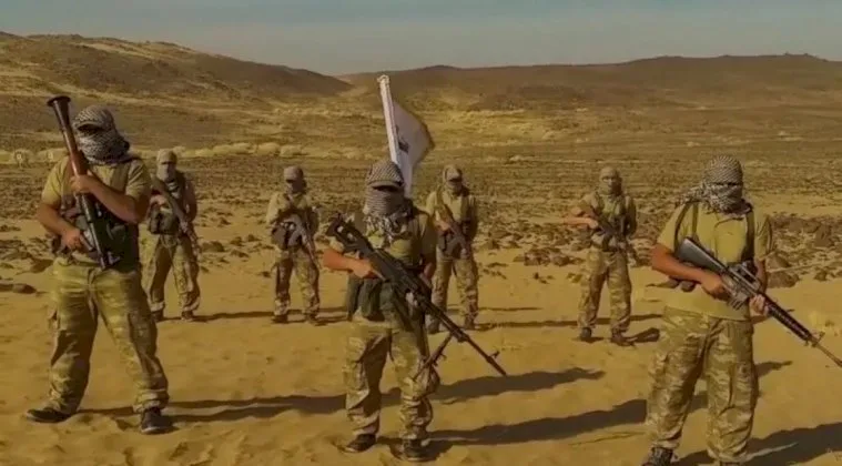 تصريح مثير ومسلحون بألقاب غامضة: مقطع ينسب لتنظيم ‘حسم’ في مصر يثير الجدل وسط تساؤلات وشكوك حول توقيت نشره! تصريح مثير ومسلحون بألقاب غامضة: مقطع ينسب لتنظيم ‘حسم’ في مصر يثير الجدل وسط تساؤلات وشكوك حول توقيت نشره!