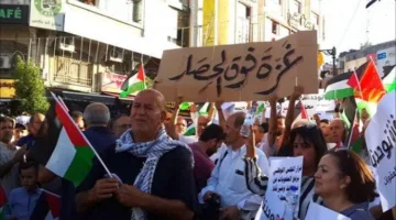 تظاهرات في الضفة دعماً لغزة والسلطات تُفَضُّ مسيرة في نابلس