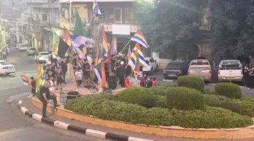 تظاهرات في هضبة الجولان احتجاجًا على الاعتداءات ضد الدروز في سوريا – صور