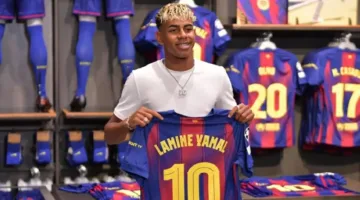 تعاقد لامين يامال مع برشلونة: أجر كبير وقميص ميسي للاعب البالغ من العمر 18 عاماً
