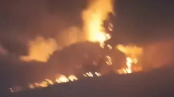 تفاصيل اندلاع حريق قرب ركن فاروق في حلوان