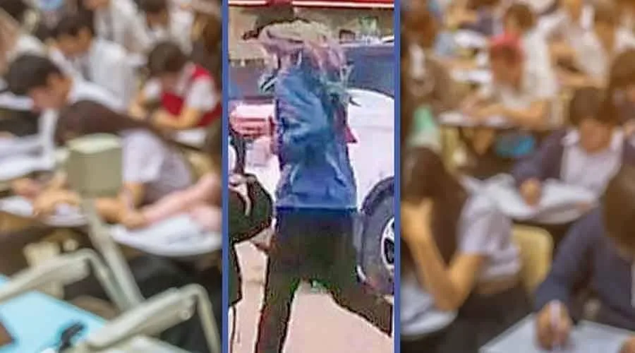 تقمص شخصية امرأة لأداء امتحان نيابة عن طالبة تقمص شخصية امرأة لأداء امتحان نيابة عن طالبة