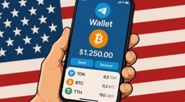تليجرام introduces a built-in TON wallet for sending and receiving cryptocurrency within the app in the U.S.