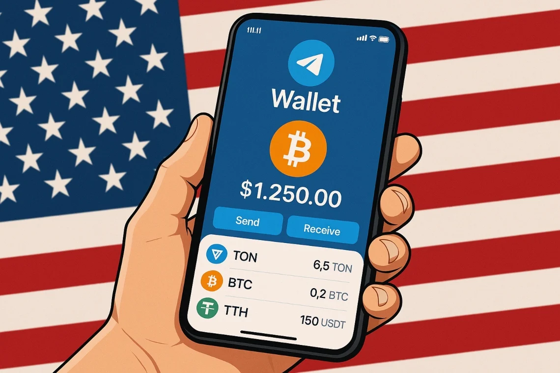 تليجرام introduces a built-in TON wallet for sending and receiving cryptocurrency within the app in the U.S. تليجرام introduces a built-in TON wallet for sending and receiving cryptocurrency within the app in the U.S.