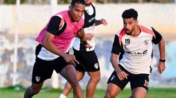 تمارين خفيفة في تدريبات الزمالك بإشراف مدرب اللياقة البدنية
