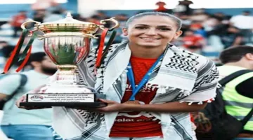 تمثيل فريق ولاد استجابةً لنداء فلسطين: قصة أحلام نصر، لاعبة الأهلي