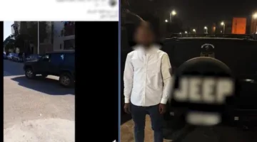 توضيح تفاصيل فيديو على وسائل التواصل الاجتماعي يظهر طفلاً يقود سيارة.
