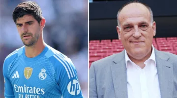 تيباس يرد على كورتوا: لن نعدل جدول الدوري الإسباني من أجل يوم واحد فقط