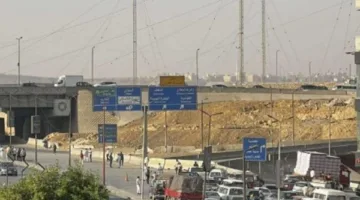 تيسير حركة المرور على الأوتوستراد بعد إصلاح أنبوب المياه ومعالجة الهبوط الأرضي