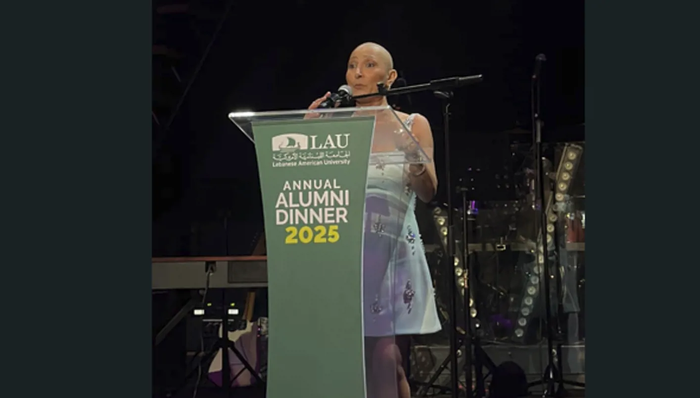 جامعة LAU تَمنح هبة يزبك جائزة التقدير لعام 2025 تقديراً لإنجازاتها في مجال العمل الإنساني والمواطنة العالمية جامعة LAU تَمنح هبة يزبك جائزة التقدير لعام 2025 تقديراً لإنجازاتها في مجال العمل الإنساني والمواطنة العالمية
