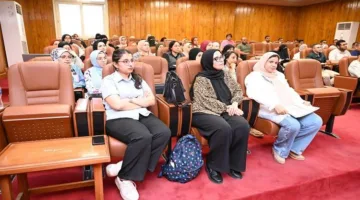 جامعة الفيوم: ورشة تعليمية حول استخدام برنامج التحليل الإحصائي في كلية الصيدلة.