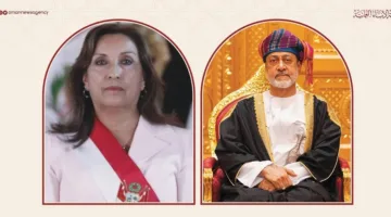 جلالة السلطان العظيم يبارك رئيسة جمهورية بيرو