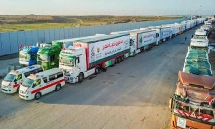 جمعة: مصر تساهم بـ 540 شاحنة مساعدات إلى غزة منذ أربعة أيام