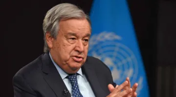 جوتيريش: الخيار الوحيد لتحقيق السلام في الشرق الأوسط هو إقامة دولتين.