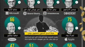 جيمس أندرسون يتصدر قائمة أعلى الرؤساء التنفيذيين أجراً في أمريكا لعام 2024