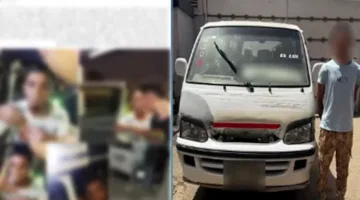 حادثة مثيرة: سائق ميكروباص يعتدي على عائلة في الدائري بعد انفصاله عن أعصابه