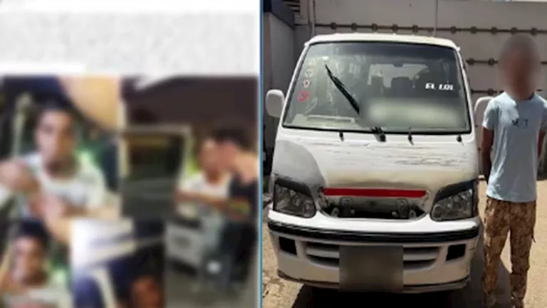 حادثة مثيرة: سائق ميكروباص يعتدي على عائلة في الدائري بعد انفصاله عن أعصابه حادثة مثيرة: سائق ميكروباص يعتدي على عائلة في الدائري بعد انفصاله عن أعصابه