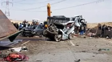حادثة مروعة على الطريق الدائري: اصطدام بين شاحنة وخمس سيارات في القطامية