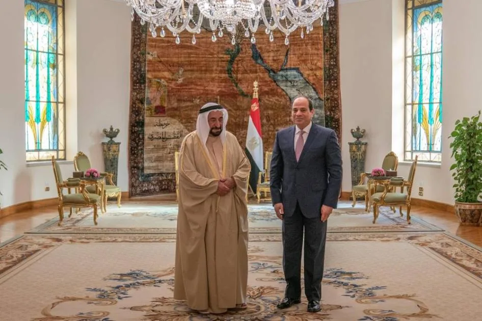 حاكم الشارقة يهنئ رئيس مصر بمناسبة ذكرى ثورة 23 يوليو حاكم الشارقة يهنئ رئيس مصر بمناسبة ذكرى ثورة 23 يوليو