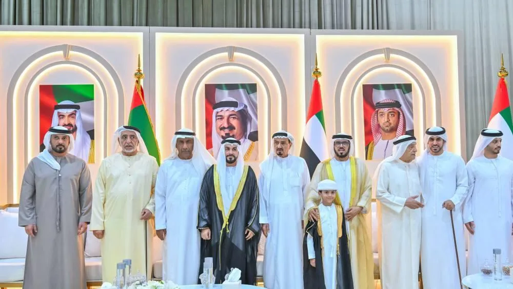 حاكم عجمان يشارك في احتفالات النعيمي والمسيبي في قاعة ‘البيت متوحّد’ حاكم عجمان يشارك في احتفالات النعيمي والمسيبي في قاعة ‘البيت متوحّد’