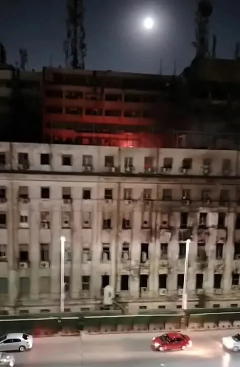 حريق آخر في سنترال رمسيس حريق آخر في سنترال رمسيس