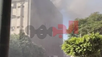 حريق في سطح مبنى سنترال رمسيس.. والدفاع المدني يتدخل (التفاصيل)