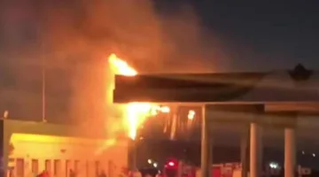 إطفاء حريق في محطة وقود بالكيلو 21 غرب الإسكندرية
