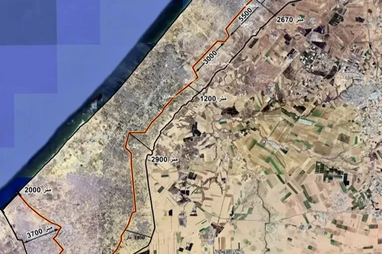 خريطة إعادة التموضع: أسلوب إسرائيلي لتعزيز التهجير القسري في غزة. خريطة إعادة التموضع: أسلوب إسرائيلي لتعزيز التهجير القسري في غزة.