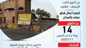 خطة السير بعد إغلاق مدخل الشروق لـ 14 يومًا (إنفوجراف)