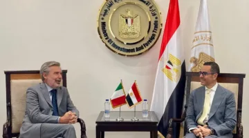خلال اجتماع مع السفير الإيطالي، وزير الاستثمار: نعمل على تيسير الفرص الجديدة للمستثمرين الإيطاليين في السوق المصرية.