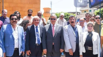 خلال احتفالات العيد القومي، محافظ الإسكندرية يباشر افتتاح ميدانين في منطقة سيدي جابر.